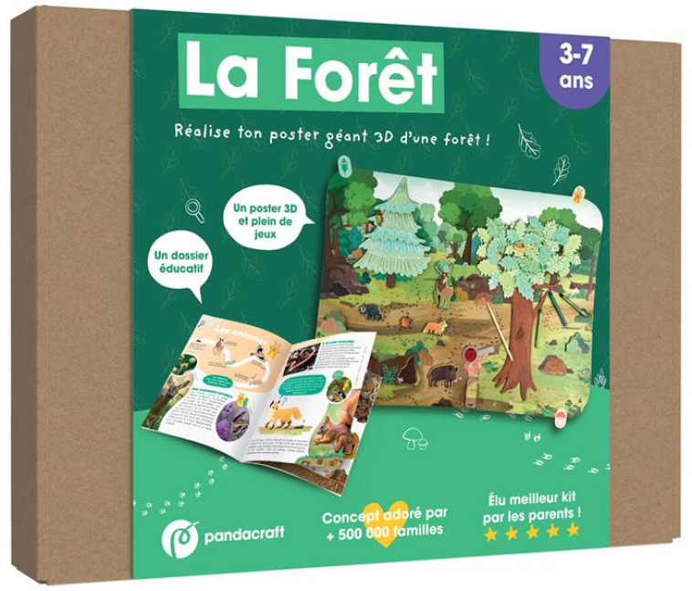 LA FORET - KIT LUDO-EDUCATIF 3-7 ANS - XXX - NC