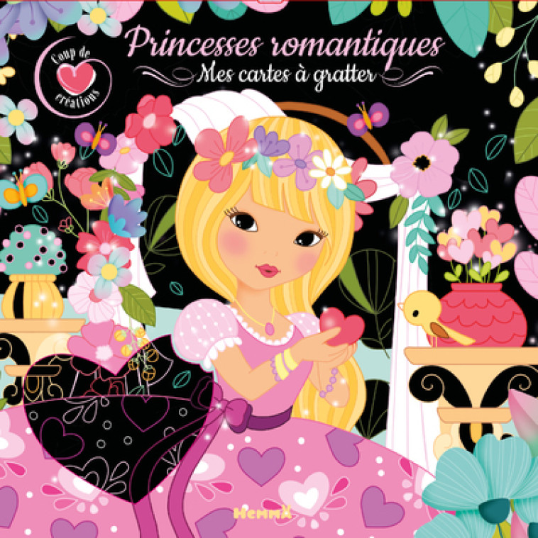 PRINCESSES ROMANTIQUES - MES CARTES A GRATTER - LESCOAT ELEN - HEMMA