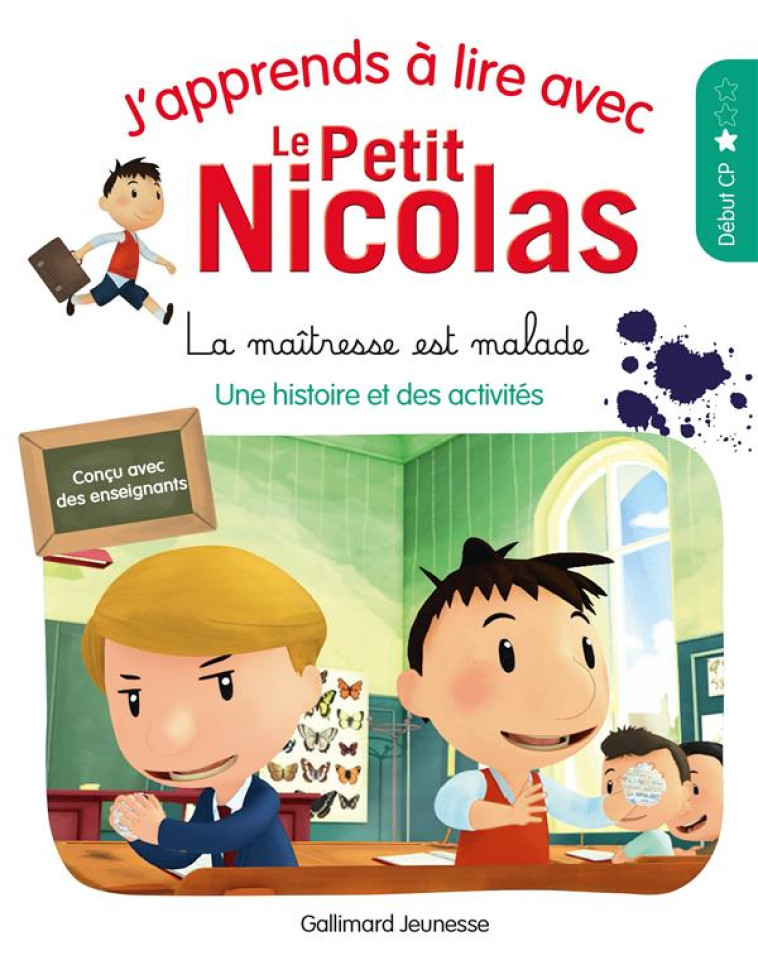 LA MAITRESSE EST MALADE CP NIVEAU 1 - MARJORIE DEMARIA - GALLIMARD