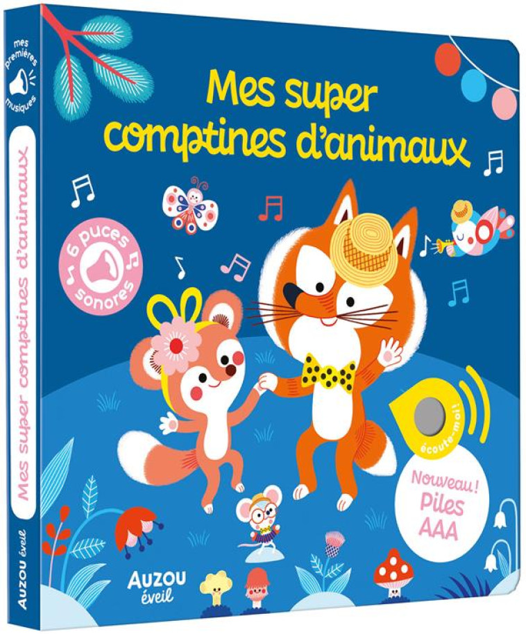 MES SUPER COMPTINES D-ANIMAUX - MERCIER JULIE - PHILIPPE AUZOU