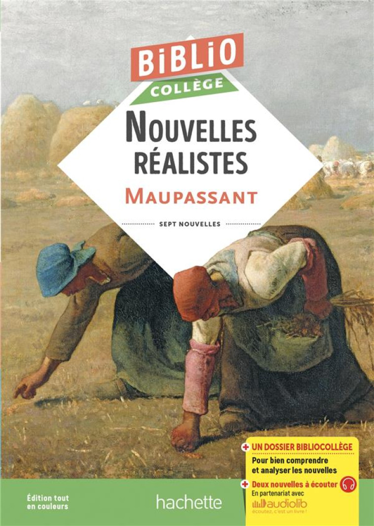 NOUVELLES REALISTES - MAUPASSANT GUY - HACHETTE