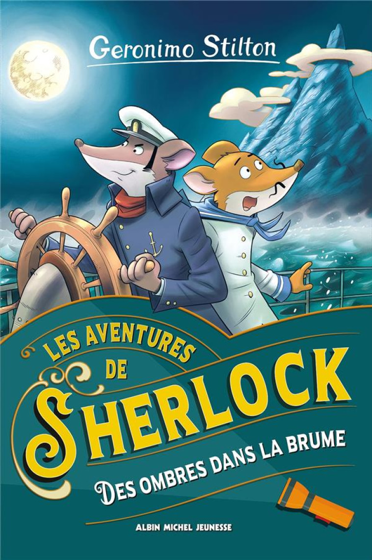 LES AVENTURES DE SHERLOCK T05 DES OMBRES DANS LES ABYSSES - STILTON GERONIMO - ALBIN MICHEL