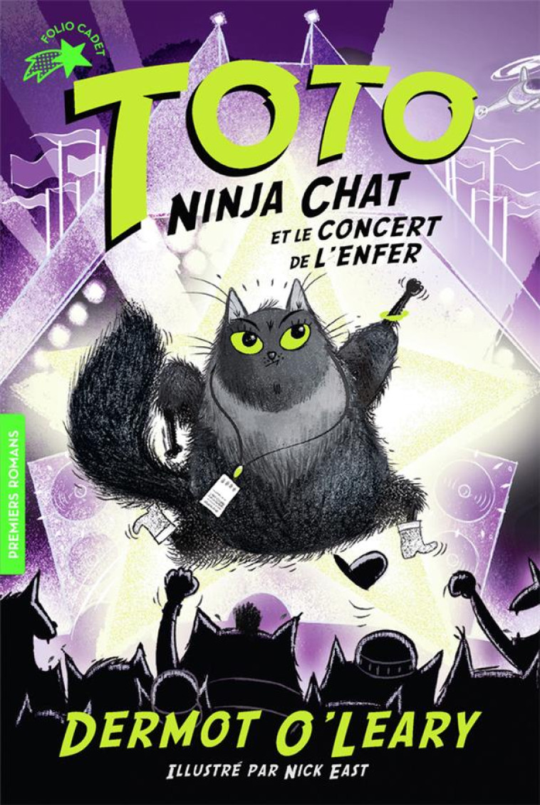 TOTO NINJA CHAT ET LE CONCERT DE L-ENFER - DERMOT O-LEARY - GALLIMARD