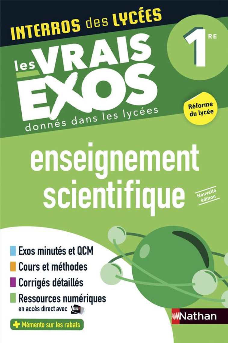 ENSEIGNEMENT SCIENTIFIQUE 1RE 2021 - IMBERT/MAMERT/ROZE - CLE INTERNAT