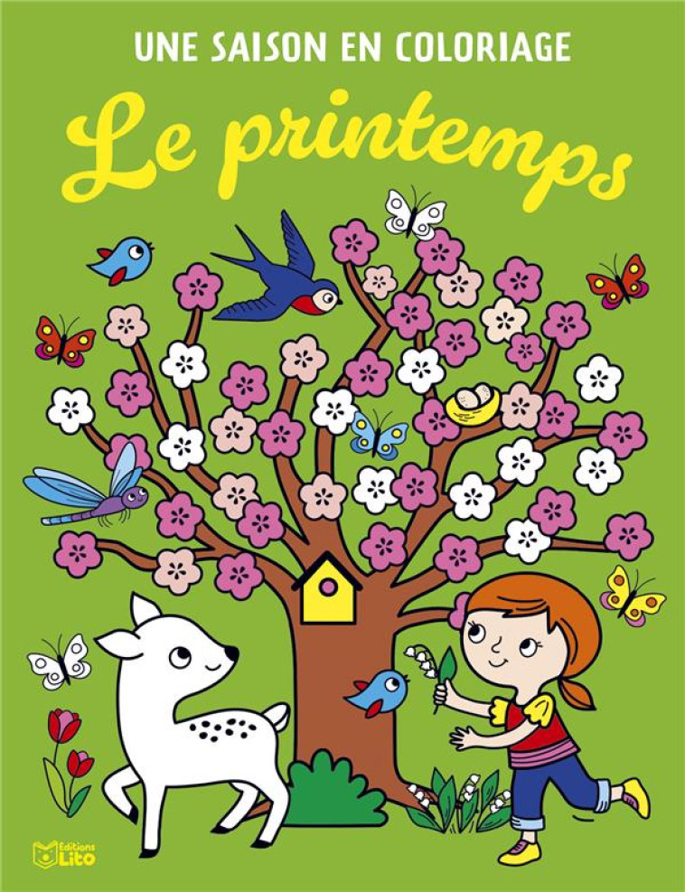 UNE SAISON EN COLORIAGE LE PRINTEMPS - LEMERLE - LITO