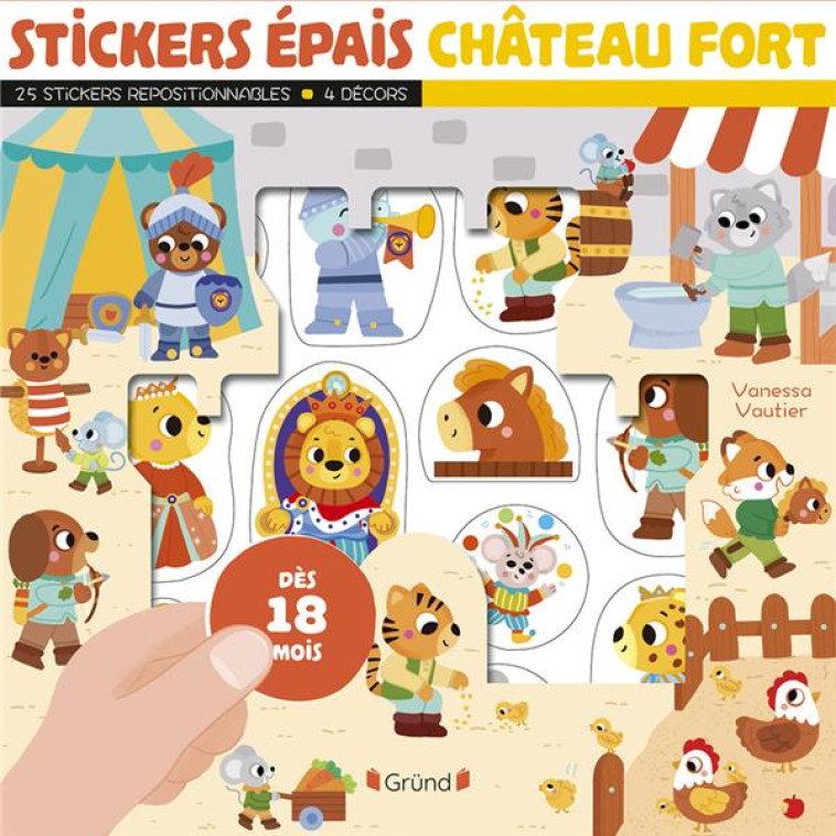 STICKERS EPAIS - CHATEAU FORT DES 18 MOIS - VAUTIER VANESSA - NC