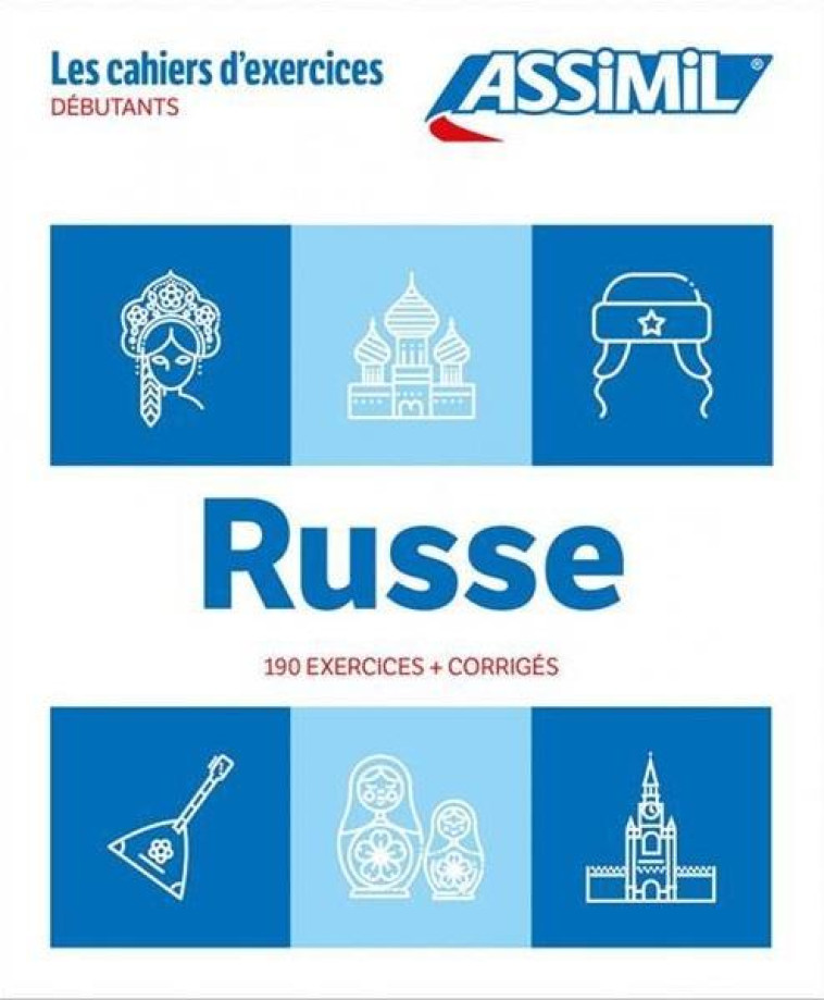 CAHIER EXERCICES RUSSE DEBUTANT 2024 - MELNIKOVA-SUCHET VIC - ASSIMIL