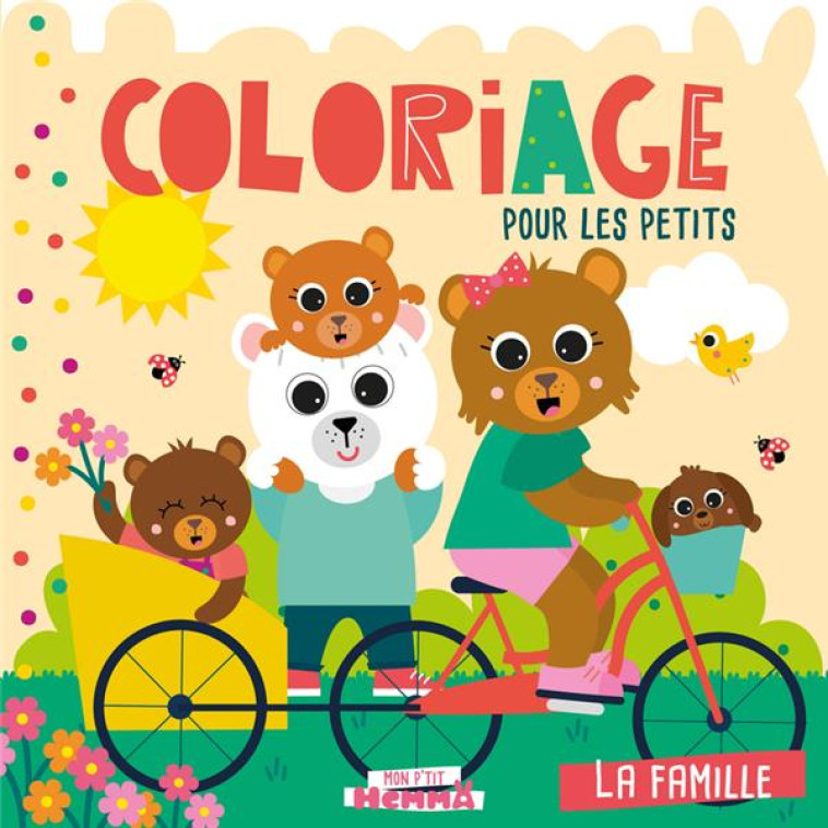 COLORIAGE POUR LES PETITS LA FAMILLE - CAROTTE ET COMPAGNIE - HEMMA