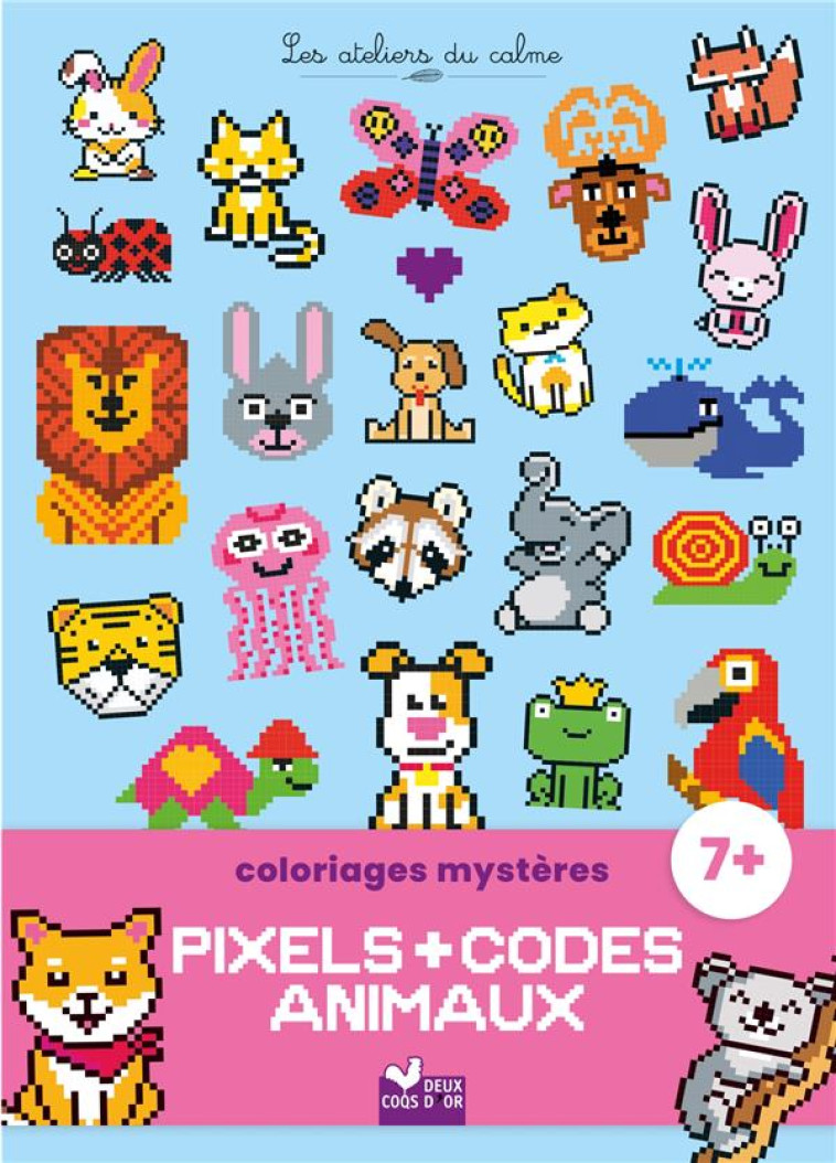 COLORIAGES MYSTERES PIXELS + CODES ANIMAUX - XXX - HACHETTE