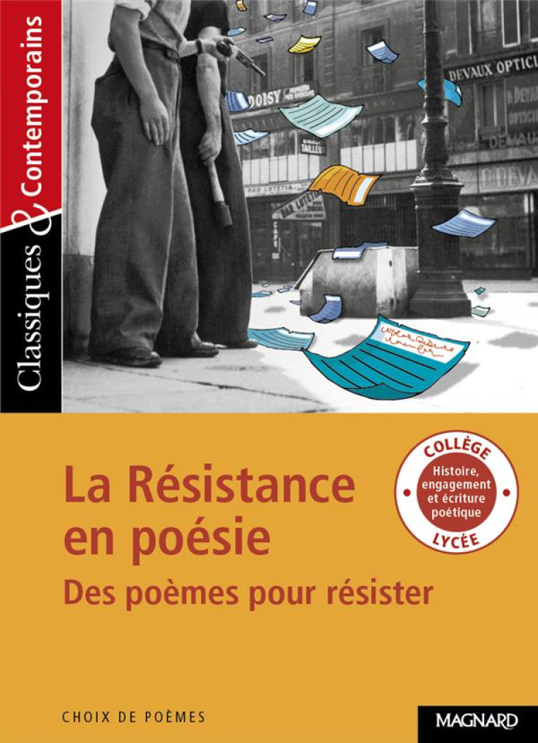 RESISTANCE EN POESIE (LA) DES POEMES POUR RESISTER - COLLECTIF/GRINFAS - MAGNARD