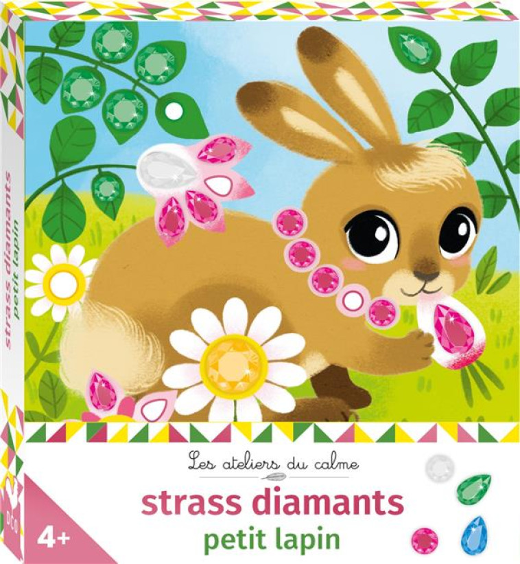 STRASS DIAMANTS PETIT LAPIN - MINI BOITE AVEC ACCESSOIRES - DOGLIANI DANIELA - NC