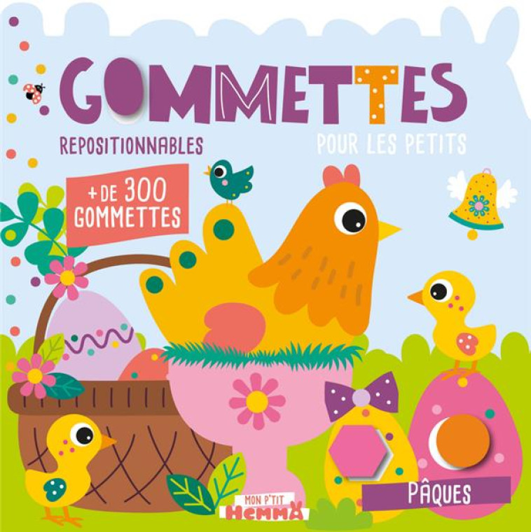 GOMMETTES POUR LES PETITS PAQUES - CAROTTE ET COMPAGNIE - HEMMA