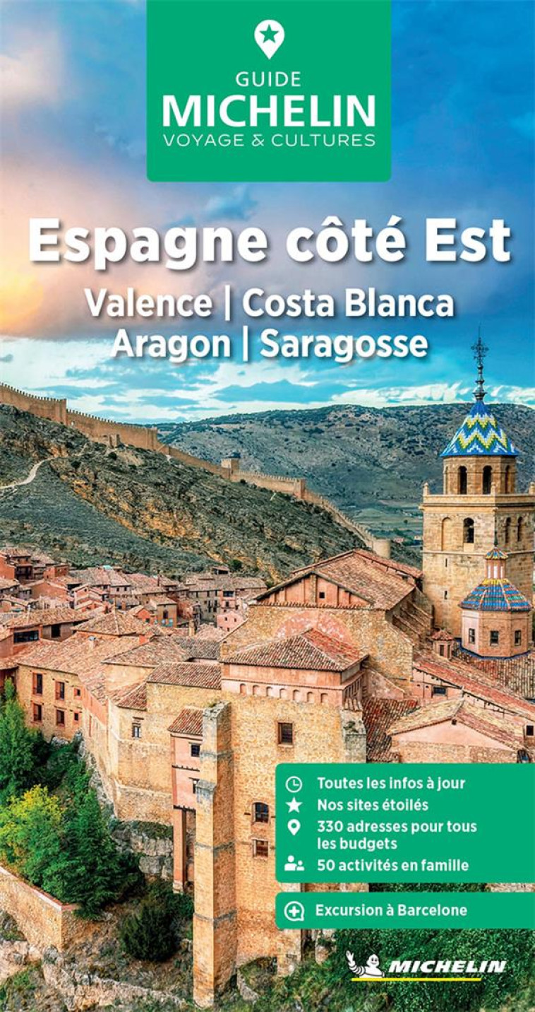 ESPAGNE COTE EST : VALENCE, COSTA BLANCA, ARAGON, SARAGOSSE - XXX - MICHELIN