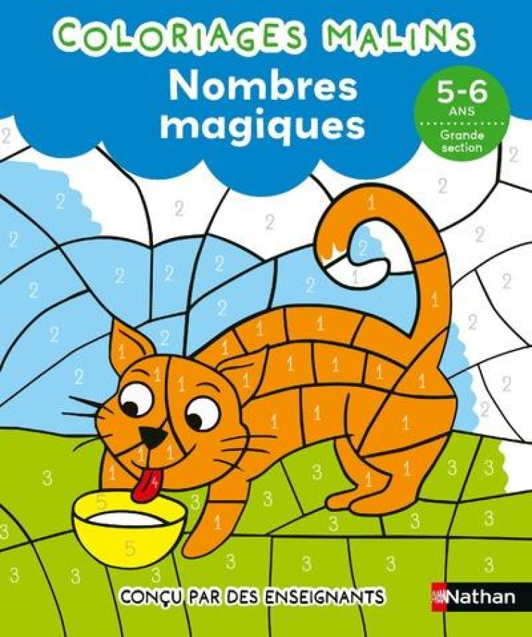 COLORIAGES MALINS NOMBRES MAGIQUES GS - GRISON/PICARD/TAIEB - CLE INTERNAT