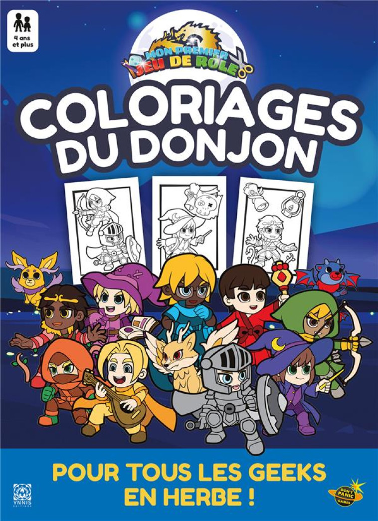 MON PREMIER JEU DE ROLE, UNE AVENTURE A COLORIER - T04 - MON PREMIER JEU DE ROLE, COLORIAGE - DEVINE/XAR623 - YNNIS