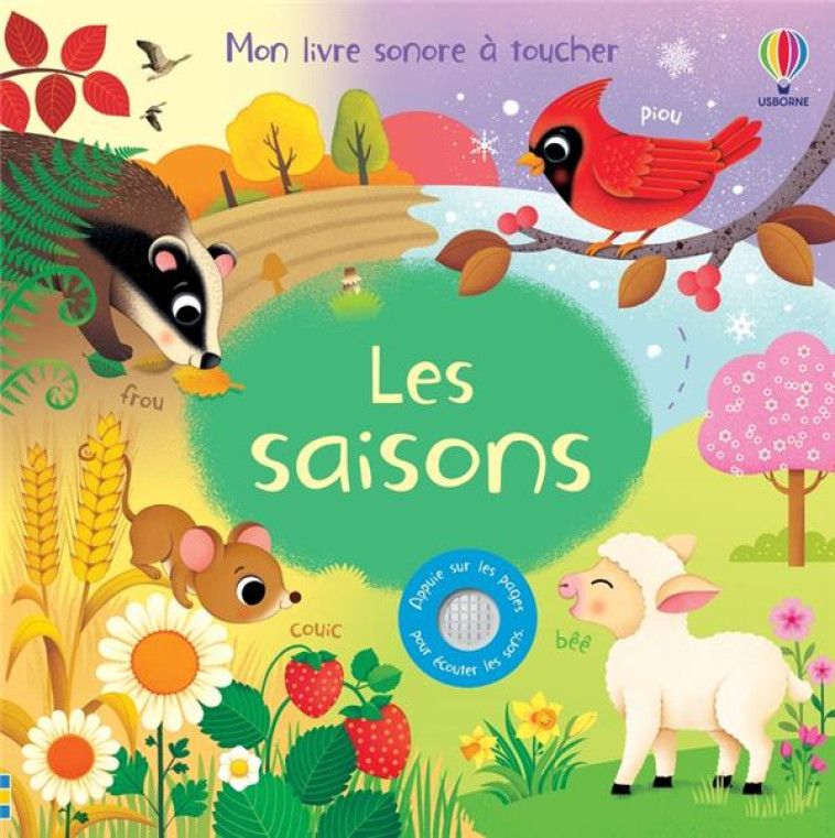 LES SAISONS - MON LIVRE SONORE A TOUCHER (DES 6 MOIS) - TAPLIN/IOSSA/BUTLER - NC