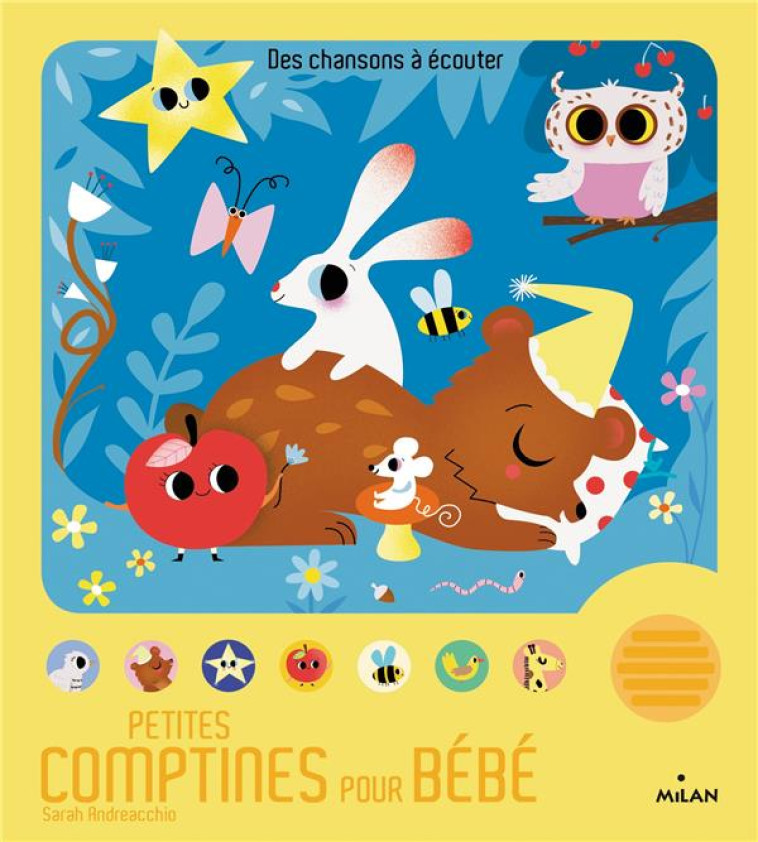 PETITES COMPTINES POUR BEBE SONORE - ANDREACCHIO SARAH - BD Kids