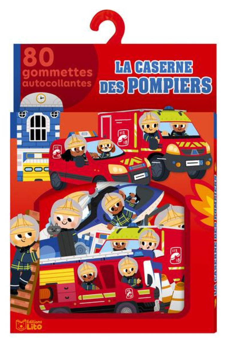 CASERNE DES POMPIERS 80 GOMMETTES - XXX - NC