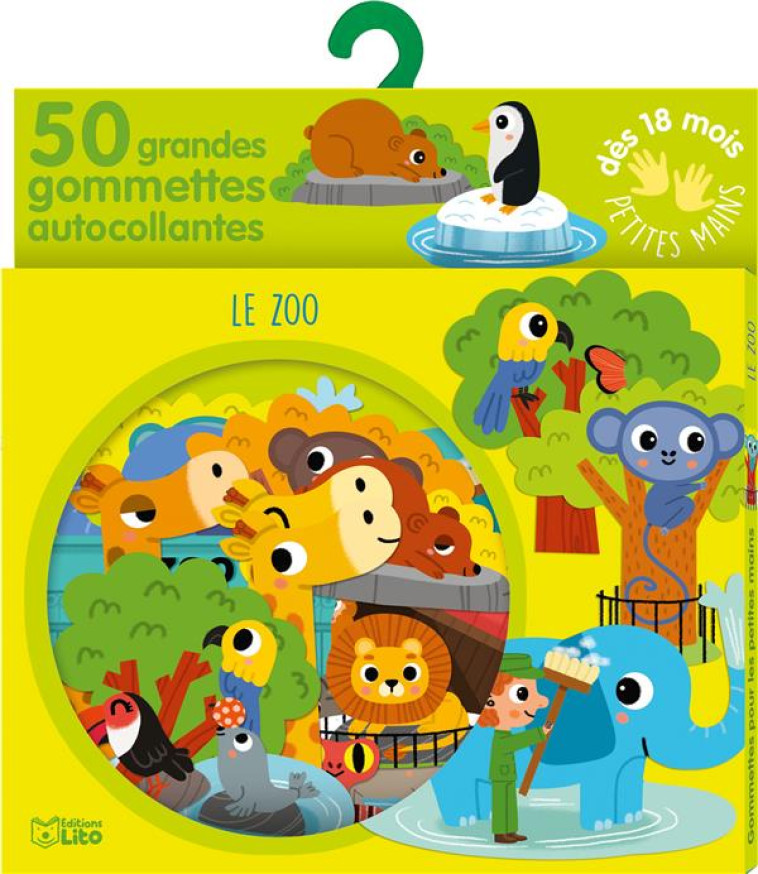 LE ZOO 50 GRANDES GOMMETTES AUTOCOLLANTES 18 MOIS - XXX - NC