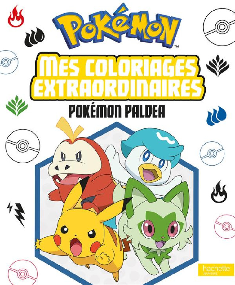 POKEMON PALDEA - MES COLORIAGES EXTRAORDINAIRES - COLLECTIF - HACHETTE