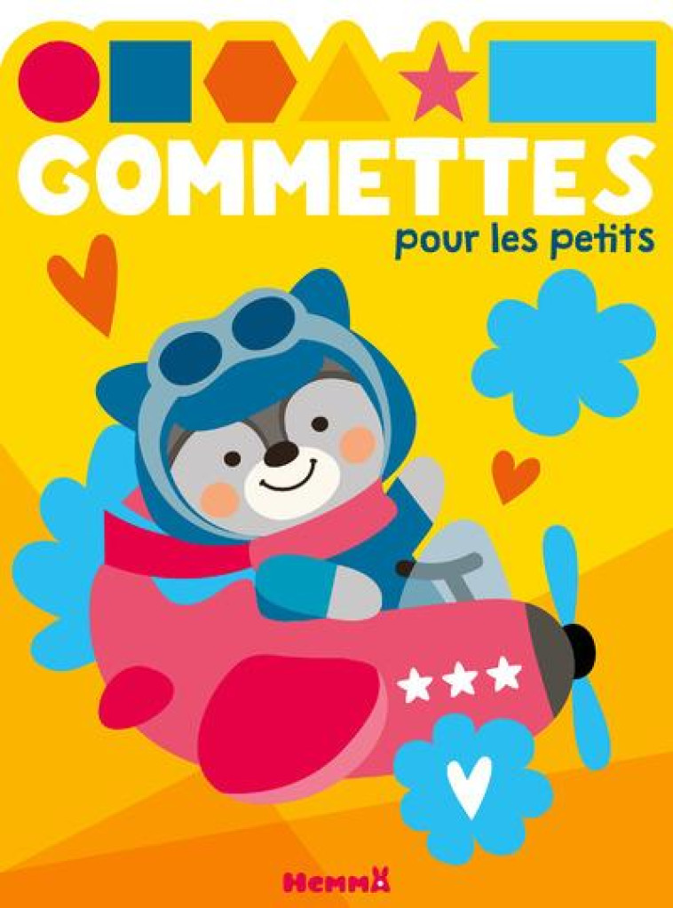 GOMMETTES POUR LES PETITS - AVION - COLLECTIF - HEMMA