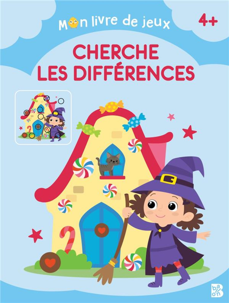 CHERCHE LES DIFFERENCES 4+ - COLLECTIF - NC