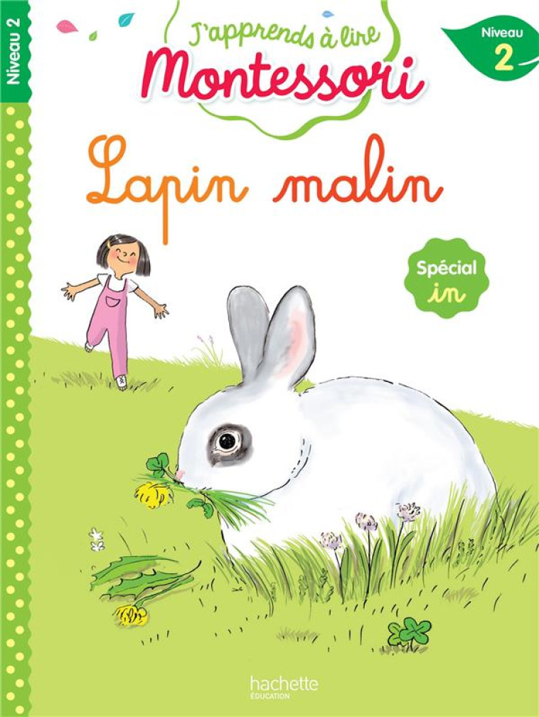 LAPIN MALIN, NIVEAU 2 - J-APPRENDS A LIRE MONTESSORI - JOUENNE/DOUMONT - HACHETTE