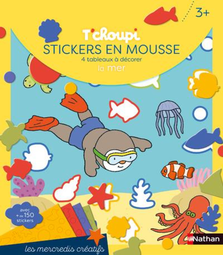 T-CHOUPI STICKERS EN MOUSSE LA MER - COURTIN THIERRY - NC