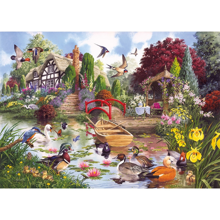 FLORA & FAUNA - 4X500 PIECES - XXX - GIBSONS