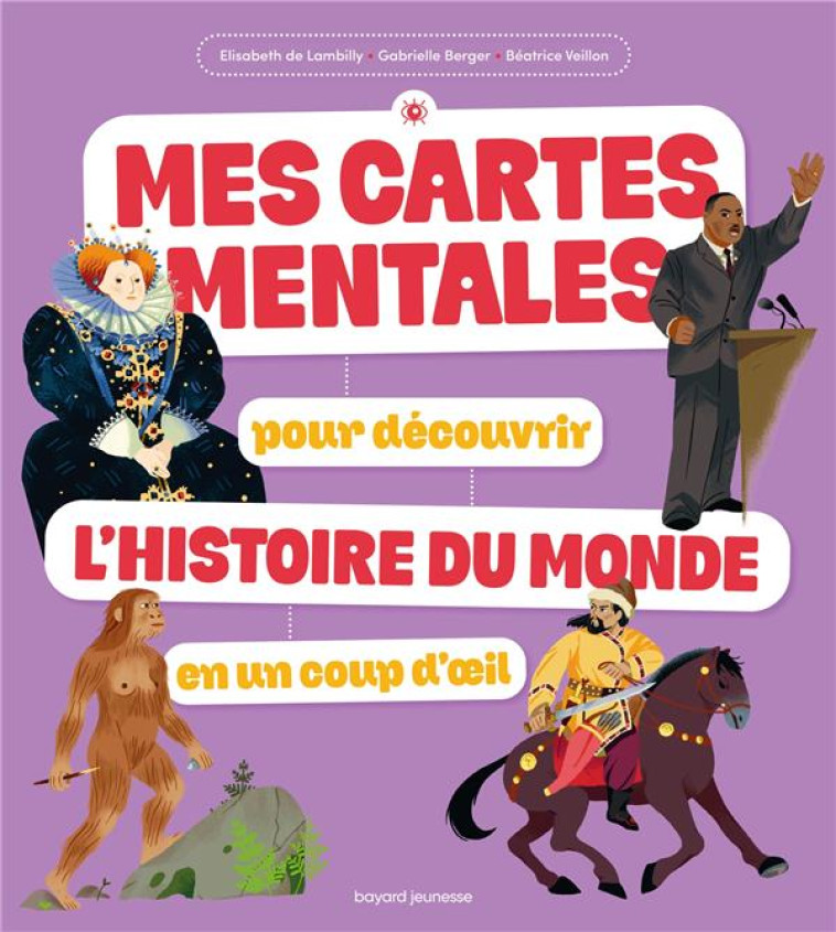 MES CARTES MENTALES POUR DECOUVRIR L-HISTOIRE DU MONDE EN UN COUP D-OEIL - LAMBILLY/BERGER - BAYARD JEUNESSE