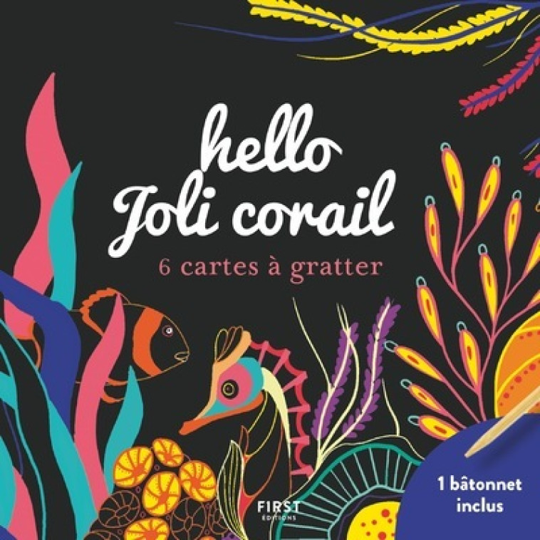 CARTES A GRATTER HELLO JOLI CORAIL - MAGANO LISA - FIRST