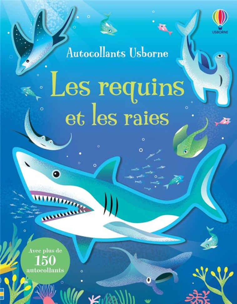 LES REQUINS ET LES RAIES PREMIERS AUTOCOLLANTS - BINGHAM - NC