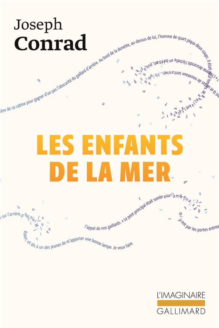 LES ENFANTS DE LA MER - CONRAD JOSEPH - GALLIMARD