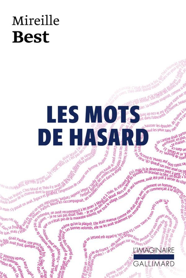 LES MOTS DE HASARD - MIREILLE BEST - GALLIMARD