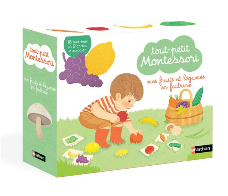 TOUT-PETIT MONTESSORI - MES FRUITS ET LEGUMES EN FEUTRINE - ROUBIEU/FUJISAWA - CLE INTERNAT