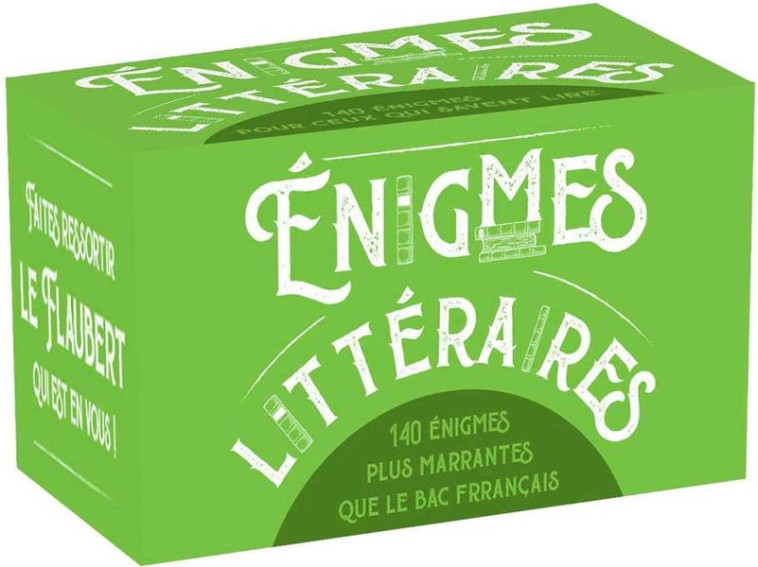 BOITE ENIGMES LITTERAIRES - LUCIE BECQUET - NC