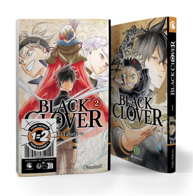 BLACK CLOVER 1=2 (T01+T02 GRATUIT) - TABATA YUKI - KAZE