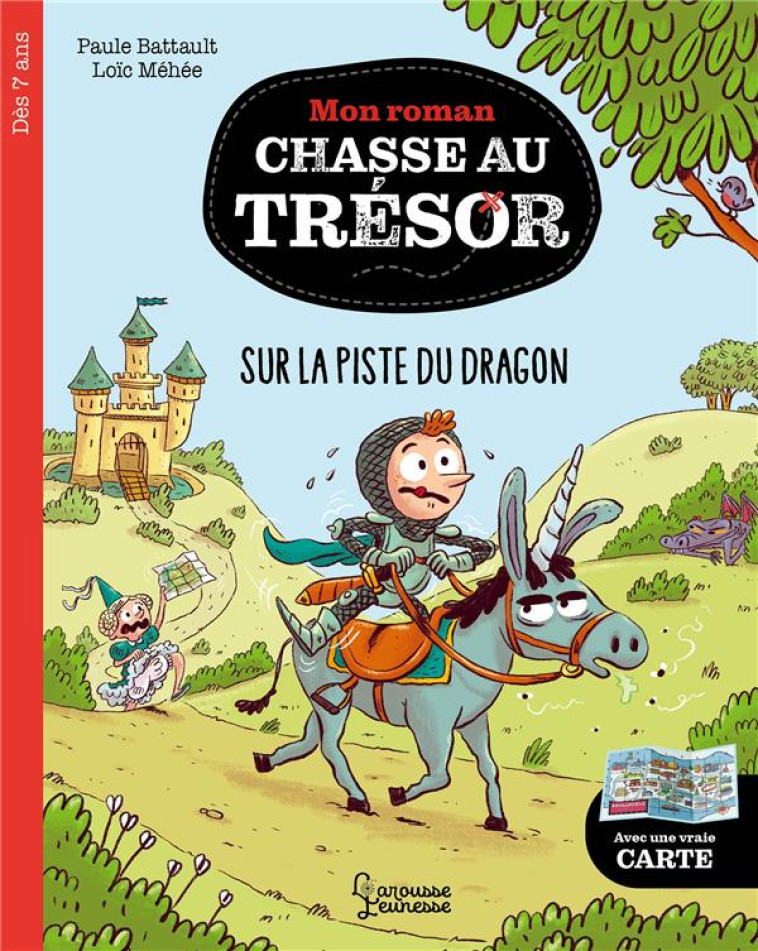 MON ROMAN CHASSE AU TRESOR - A LA RECHERCHE DU DRAGON - BATTAULT/BOUDEBESSE - LAROUSSE