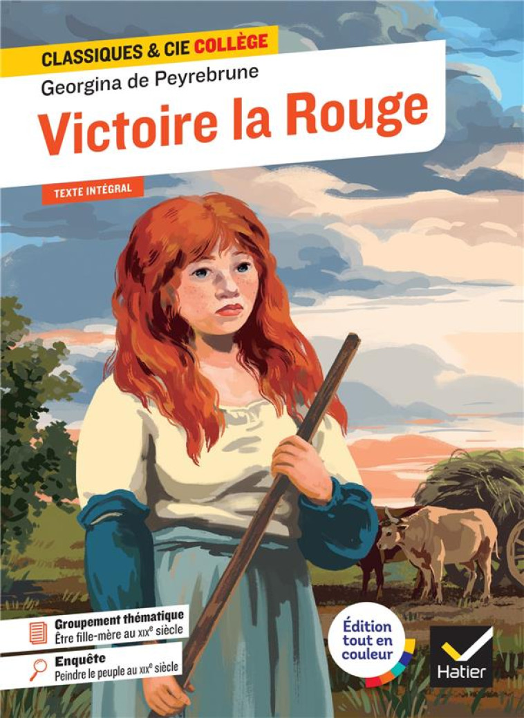 VICTOIRE LA ROUGE - DE PEYREBRUNE - HATIER SCOLAIRE