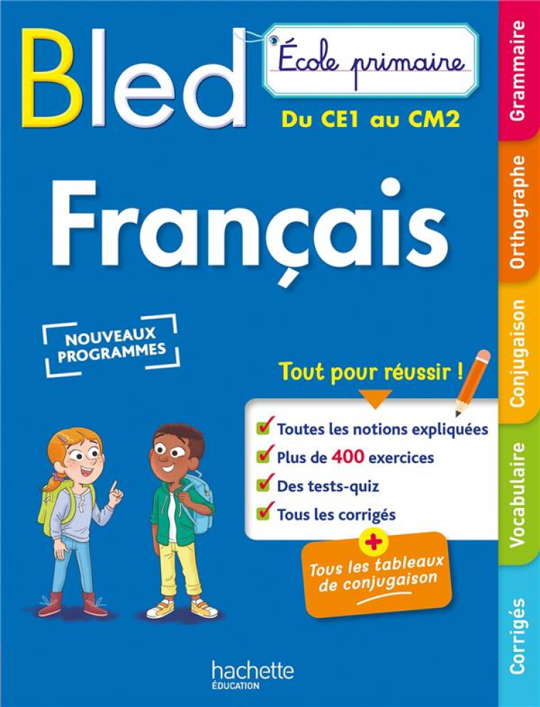 FRANCAIS DU CE1 AU CM2 - COUQUE CLAUDE - HACHETTE