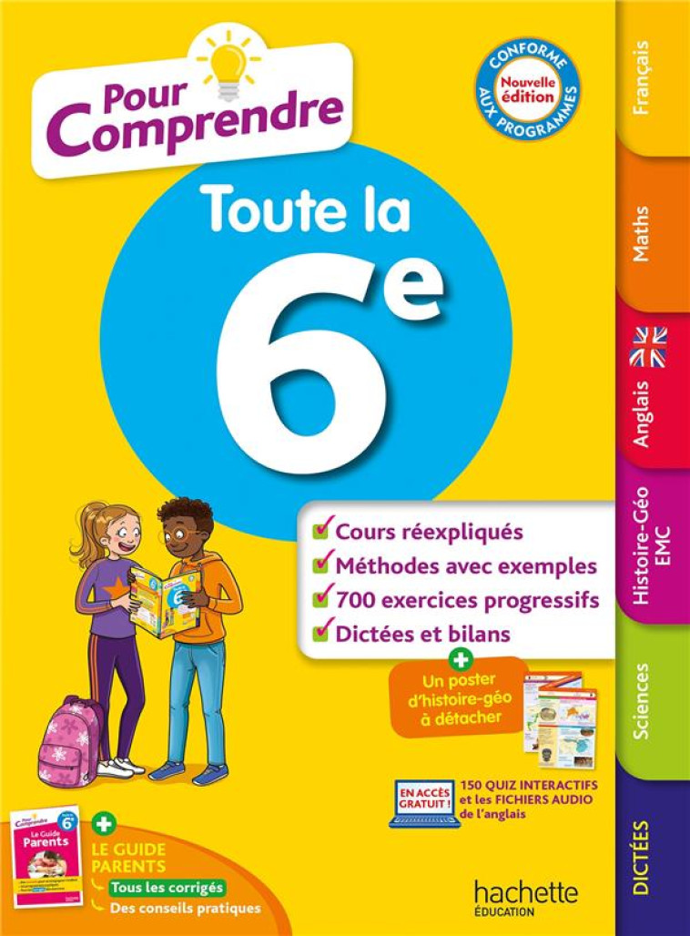 POUR COMPRENDRE TOUTE LA 6E - BLANC/MICHOUX/LISLE - HACHETTE