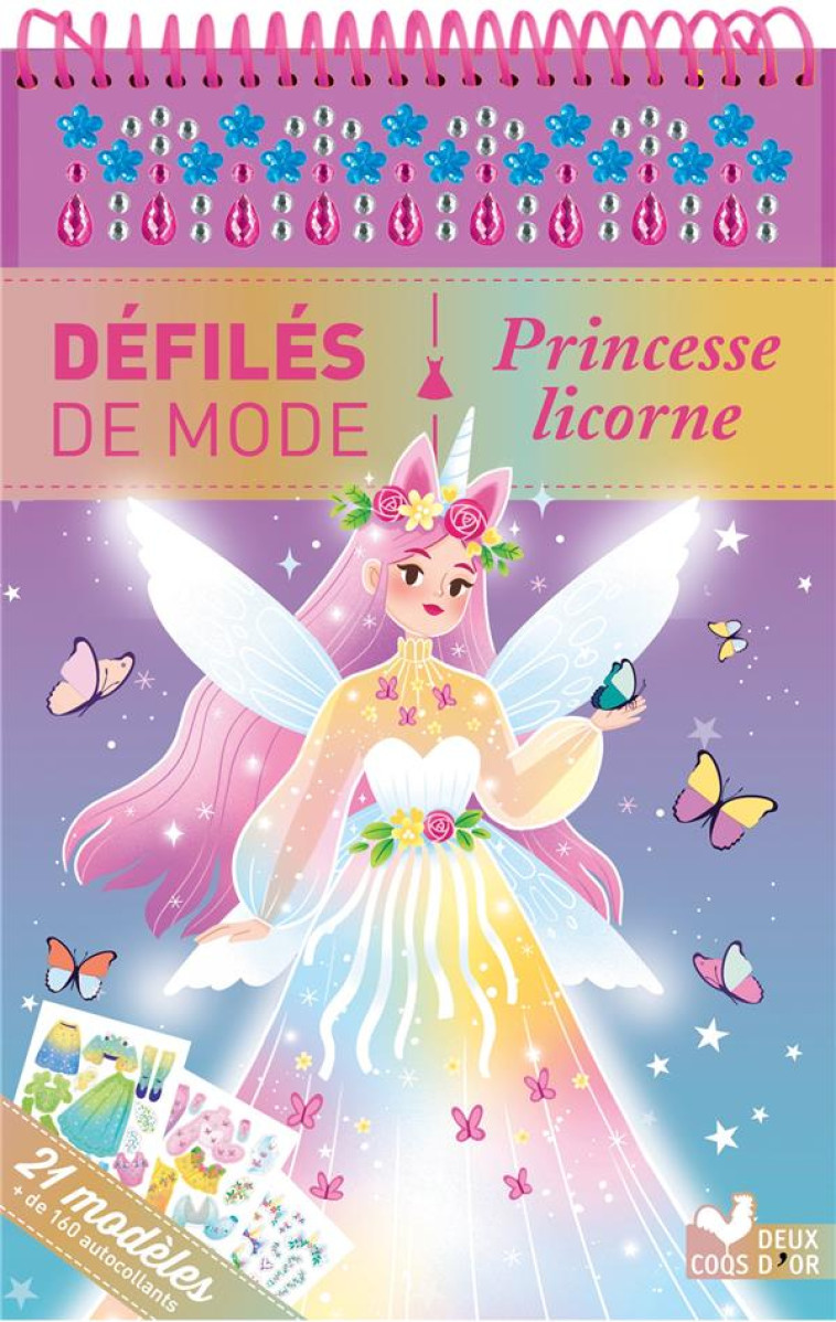 PRINCESSE LICORNE - BLOC A SPIRALE - ORTAL - HACHETTE