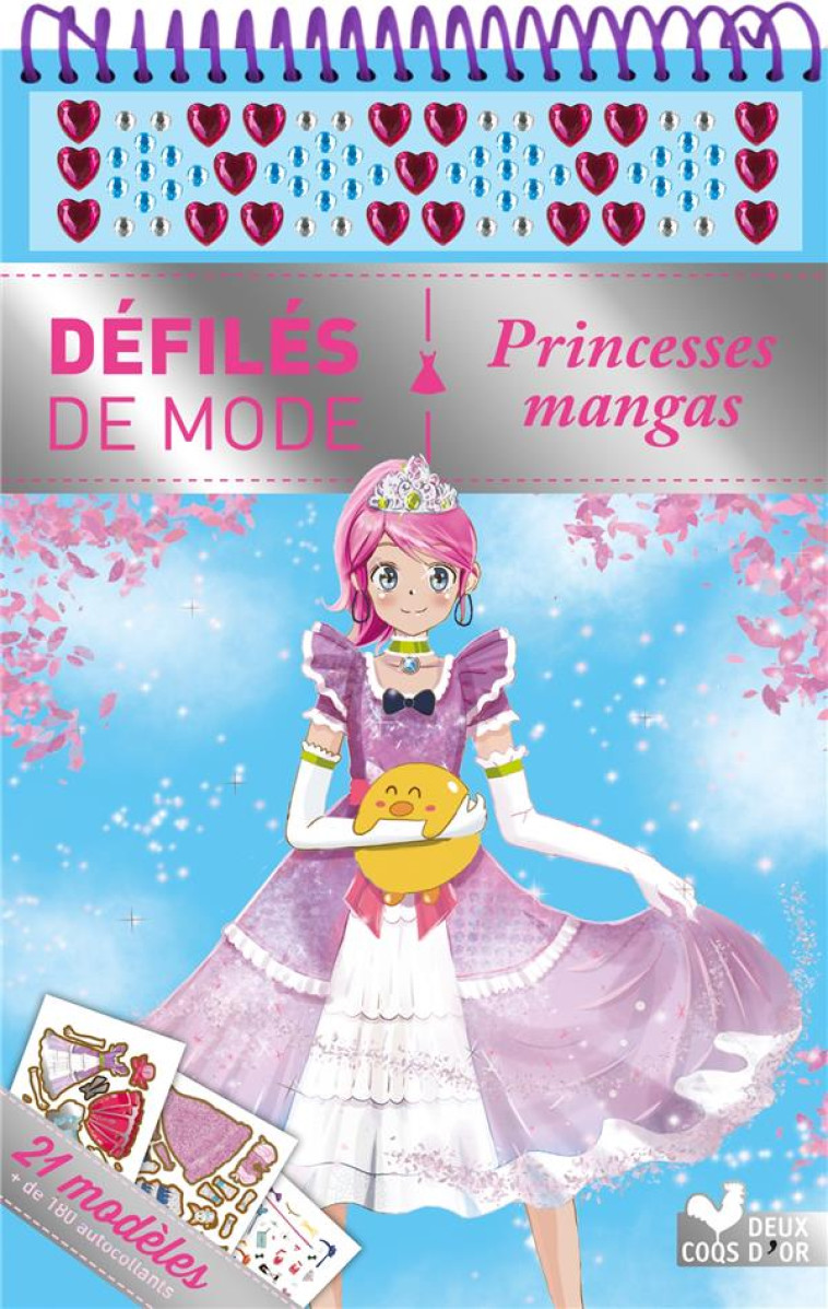 PRINCESSES MANGAS - BLOC SPIRALE - JINDOROW - HACHETTE