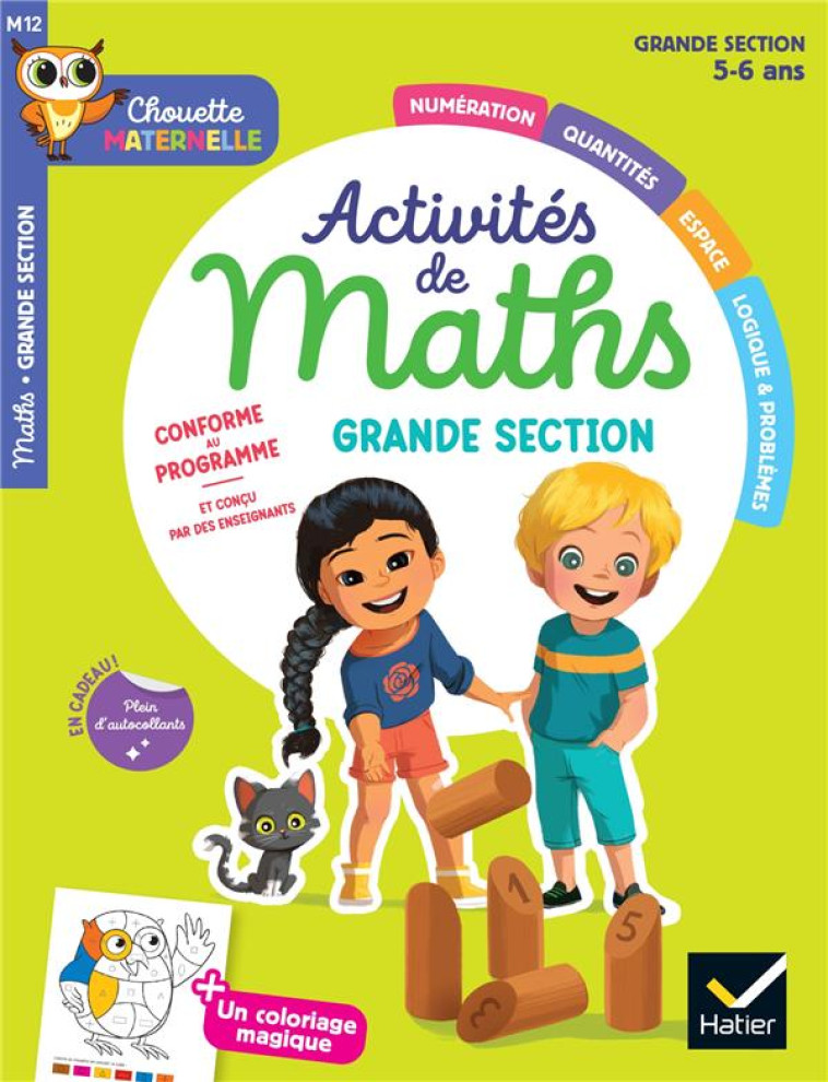 ACTIVITES DE MATHS GRANDE SECTION - DOUTREMEPUICH/DELVAL - HATIER SCOLAIRE