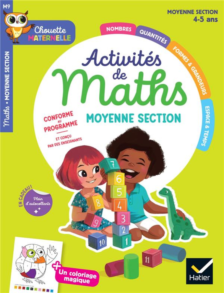 ACTIVITES DE MATHS MOYENNE SECTION - GIROUD/GUNZBURGER - HATIER SCOLAIRE