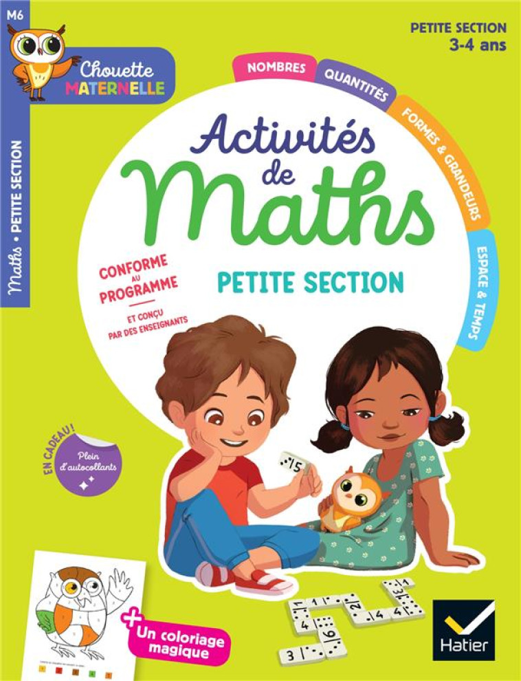 ACTIVITES DE MATHS PETITE SECTION - BARGE/OVERZEE/REBENA - HATIER SCOLAIRE