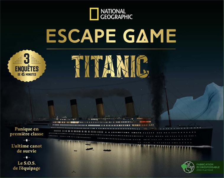 ESCAPE GAME - LA DERNIERE HEURE DU TITANIC - COLLECTIF - FEMME ACTUELLE