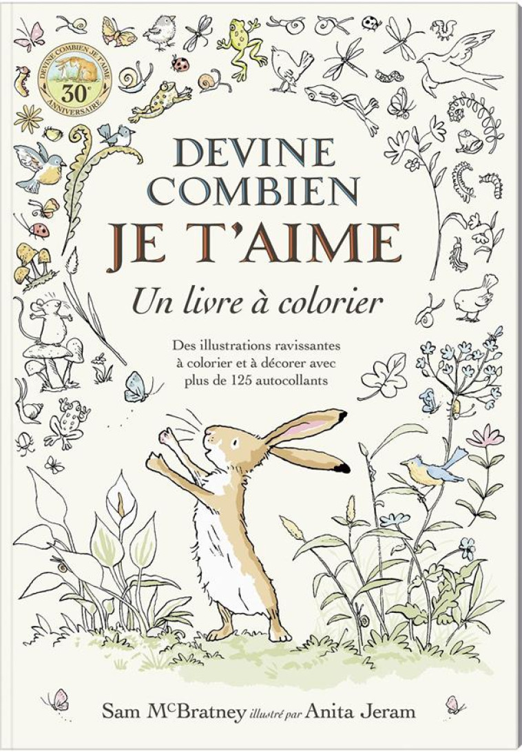 DEVINE COMBIEN JE T-AIME - UN LIVRE A COLORIER - MCBRATNEY SAM/ANITA JERAM - NC