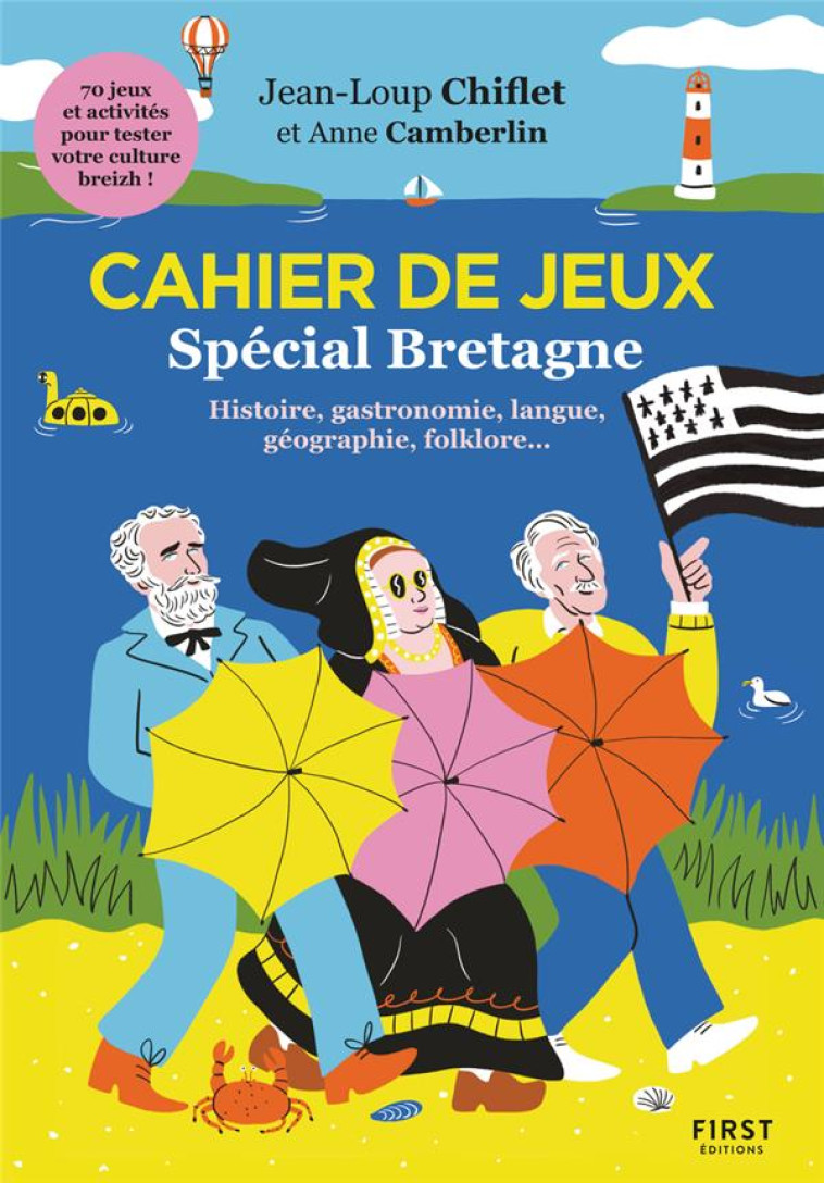 CAHIER DE JEUX SPECIAL BRETAGNE - CHIFLET/CAMBERLIN - FIRST