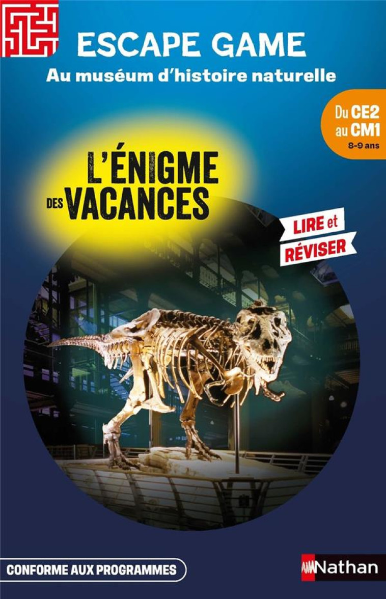 AU MUSEUM D-HISTOIRE NATURELLE ESCAPE GAME CE2-CM1 - ADRIANSEN/TOURY - CLE INTERNAT